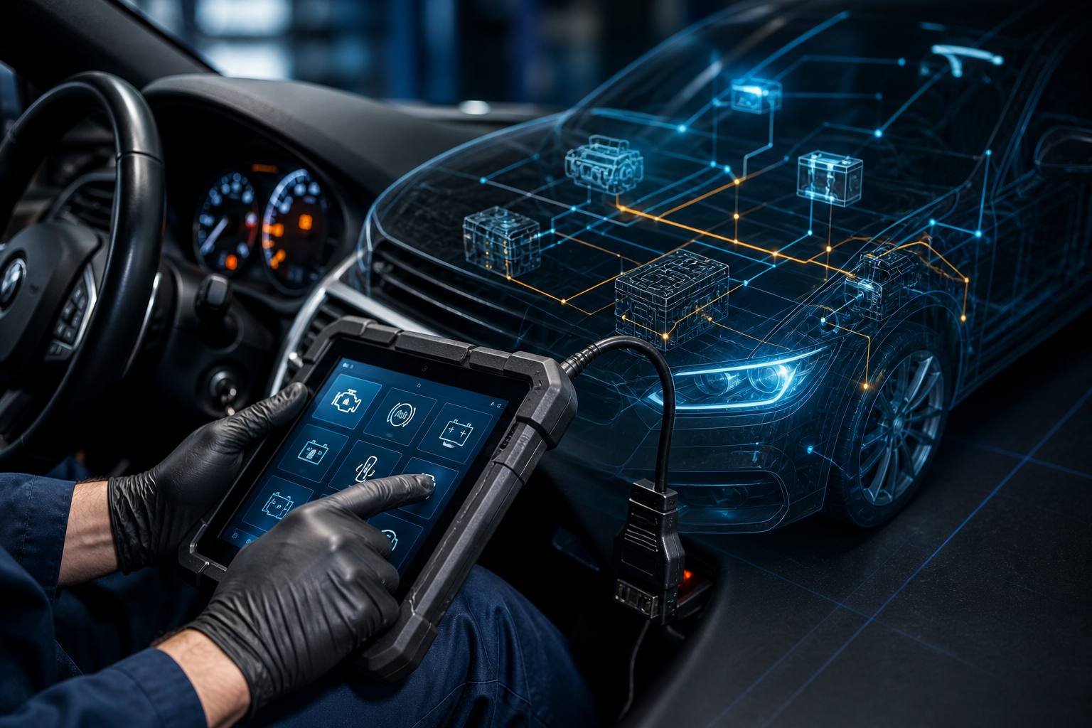 Diagnostic électronique automobile à Colmar à proximité de Bergheim
